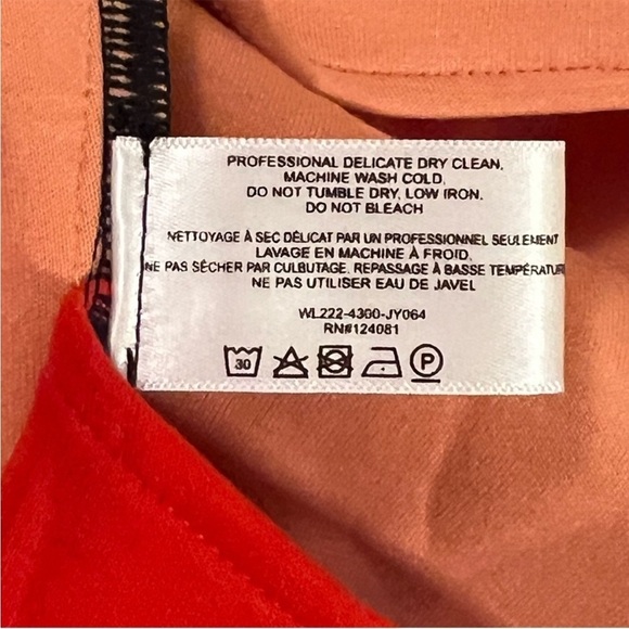 Proenza Schouler Colorblock White Label Jersey Bodysuit L Long sleeve Luxury - Picture 16 of 16